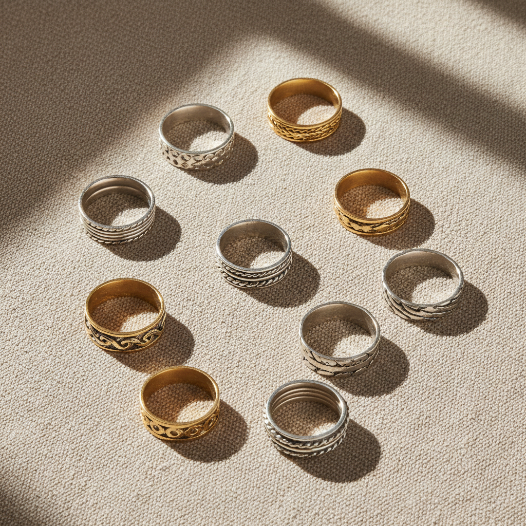 Silver vs Gold Anxiety Rings: Which Colour Should You Choose?